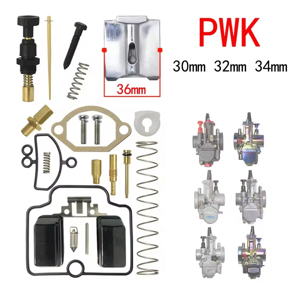 For KEIHIN KOSO OKO PWK 21 24 26 28 30 32 34 35 36 38 40 42mm 1 Set Motorcycle Carburetor Repair Rebuild Kit view 3