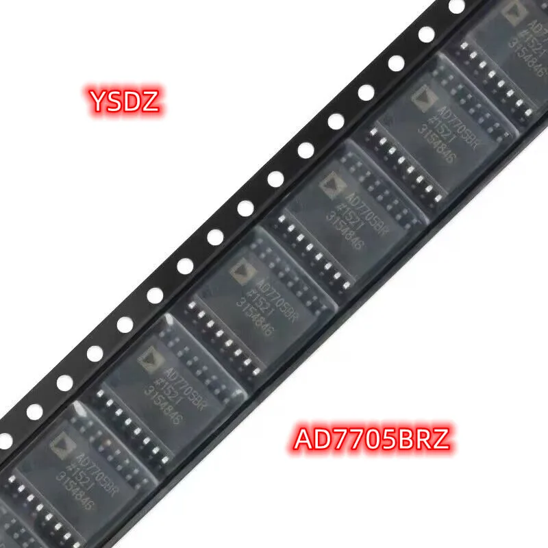 

New and original 50PCS AD7705BRZ AD7705 AD7705BR SOP16 16 bit adc IC chip, 16 channel AD converter, 2 SOP-16