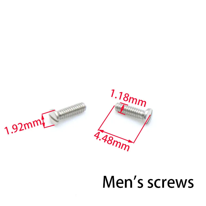 For Cartier SANDOZ Watch Buckle Surface Fixing Screw Dial Screw Watch Accessories 2PCS