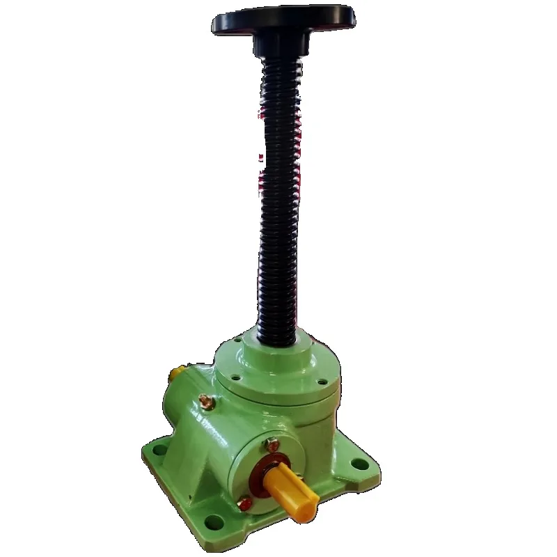 

SWL spiral turbine screw lift, small hand worm gear worm lift electric ball screw lift table