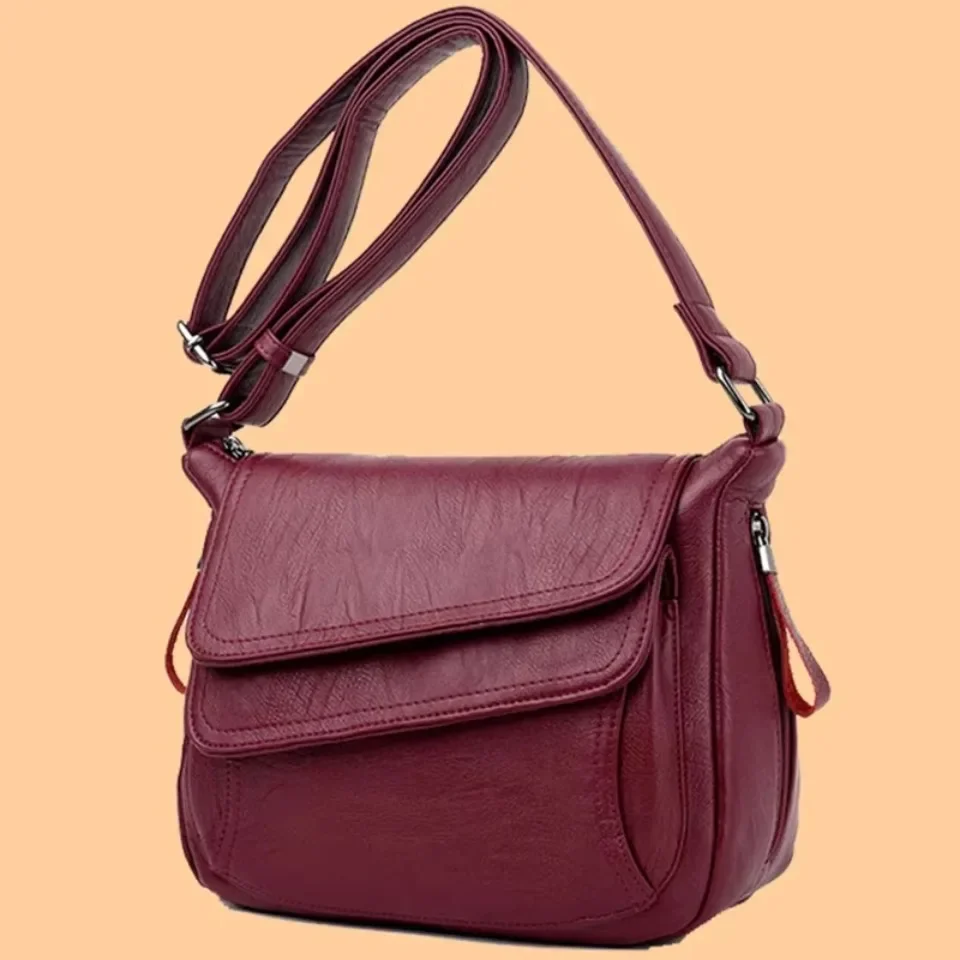 Soft Leather Luxury Purses and Handbags Women Bags Designer Women Shoulder Crossbody Bags for Women 2024 Female Quality Sac