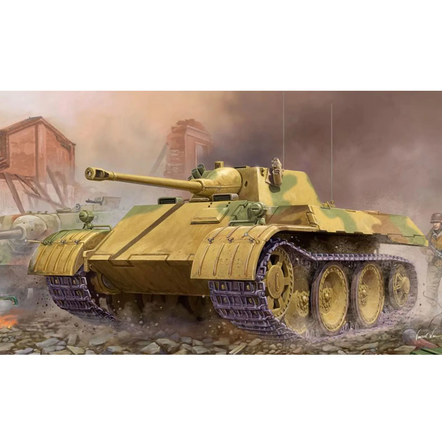 

Hobbyboss 82460 1/35 Assemble Model VK1602 Leopard Light Tank Model Kit TH05607-SMT2