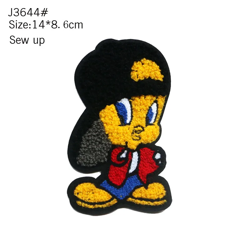 Cute Cartoon Sewing Towel Animal Bear Duck Patch DIY Damaged Decoration Children\'s Clothing T-shirt Down Coat