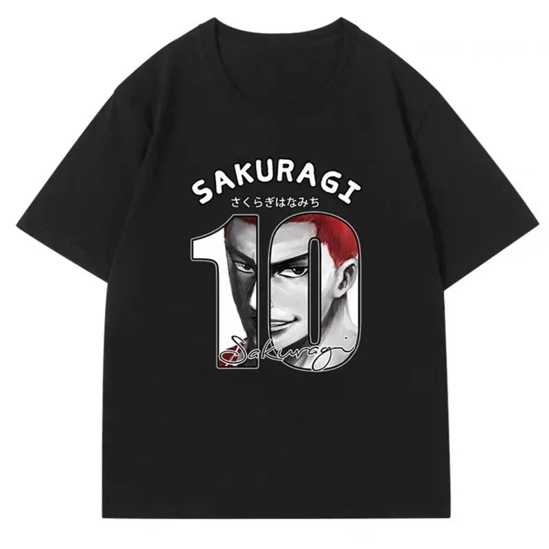 Anime Slam Dunk T-Shirt For Men 2023 Japanese Style Manga Women Short Sleeve Tees Tops Basket Ball Team Oversized T Shirts 8XL