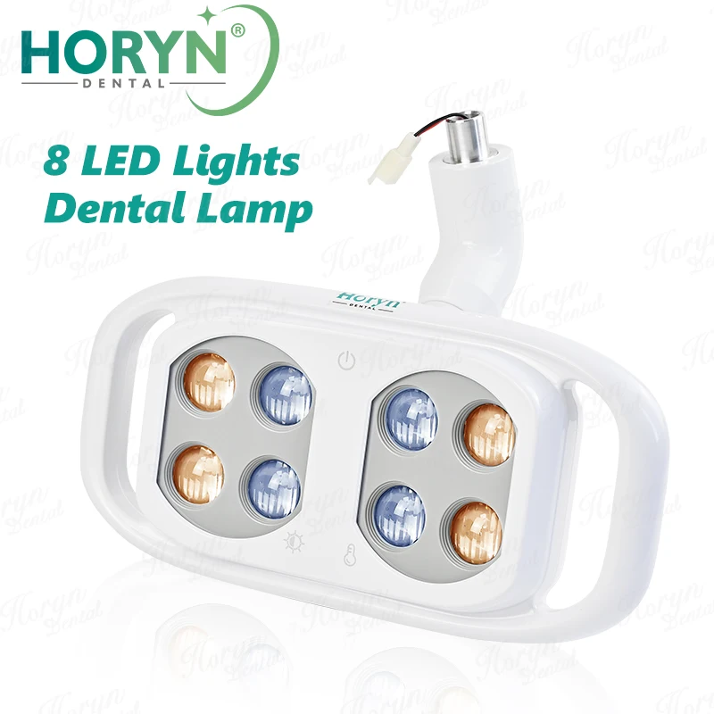 Horyn Dental Clinic LED Oral Light Non Contact Sensor Control 3 Axis Adjustable Dental Examination Illumination Lamp