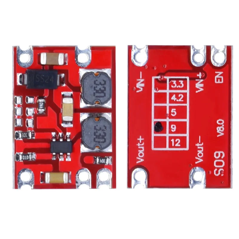 600MA DC-DC Automatic Buck Boost Power Module Step Up and Down Board Input 3V-15V Output 3.3V/5V/9V/12V Electronic DIY PCB