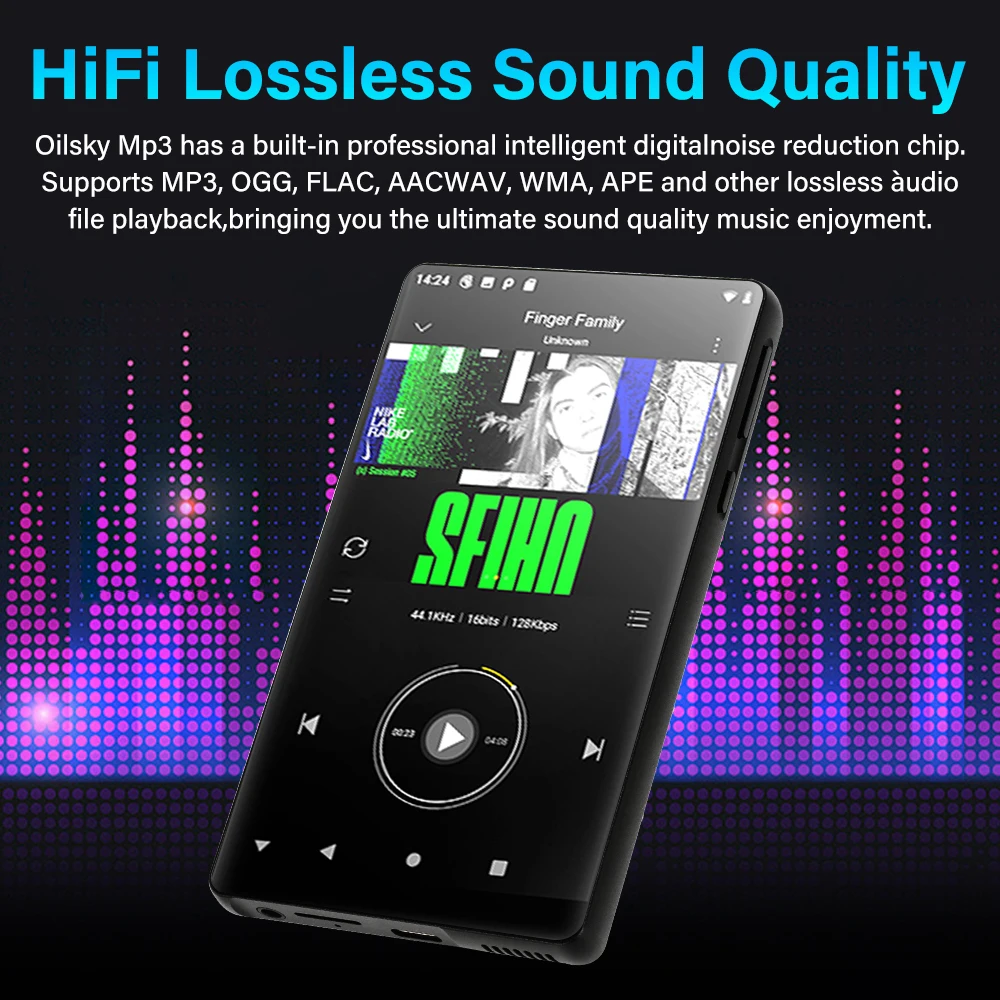 كاميرا 128 جيجابايت مشغل Mp4 بلوتوث واي فاي أندرويد شاشة تعمل باللمس Hifi صوت مسجل موسيقى فيديو Mp3 مشغل Mp4 مع مكبر صوت راديو FM