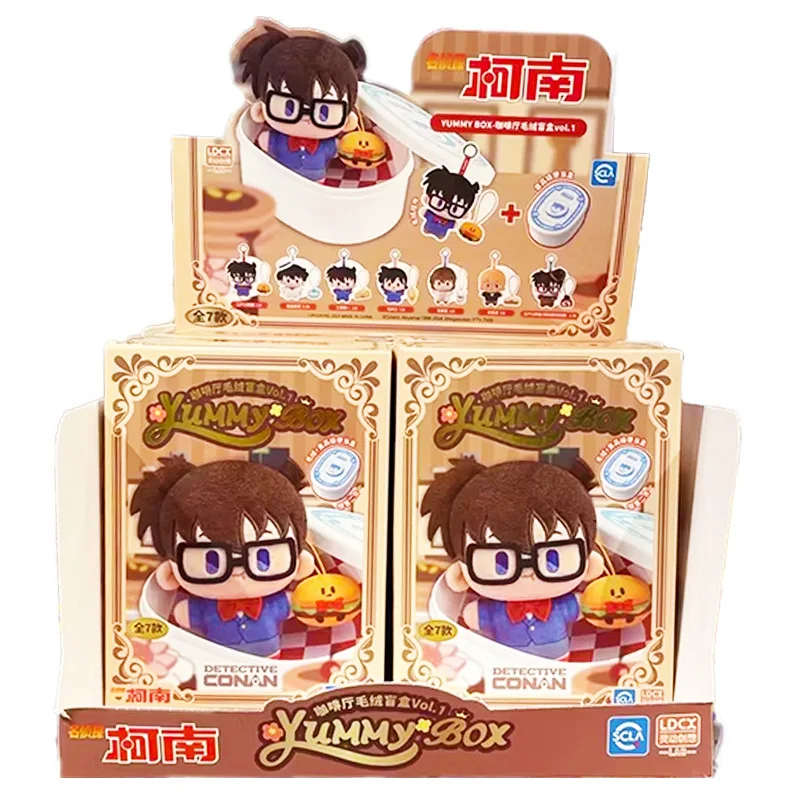 นักสืบ Conan Surprise กล่องตาบอดอะนิเมะอุปกรณ์เสริมของแท้ตุ๊กตาทําด้วยมือตุ๊กตา Bento Box Co ตราจี้