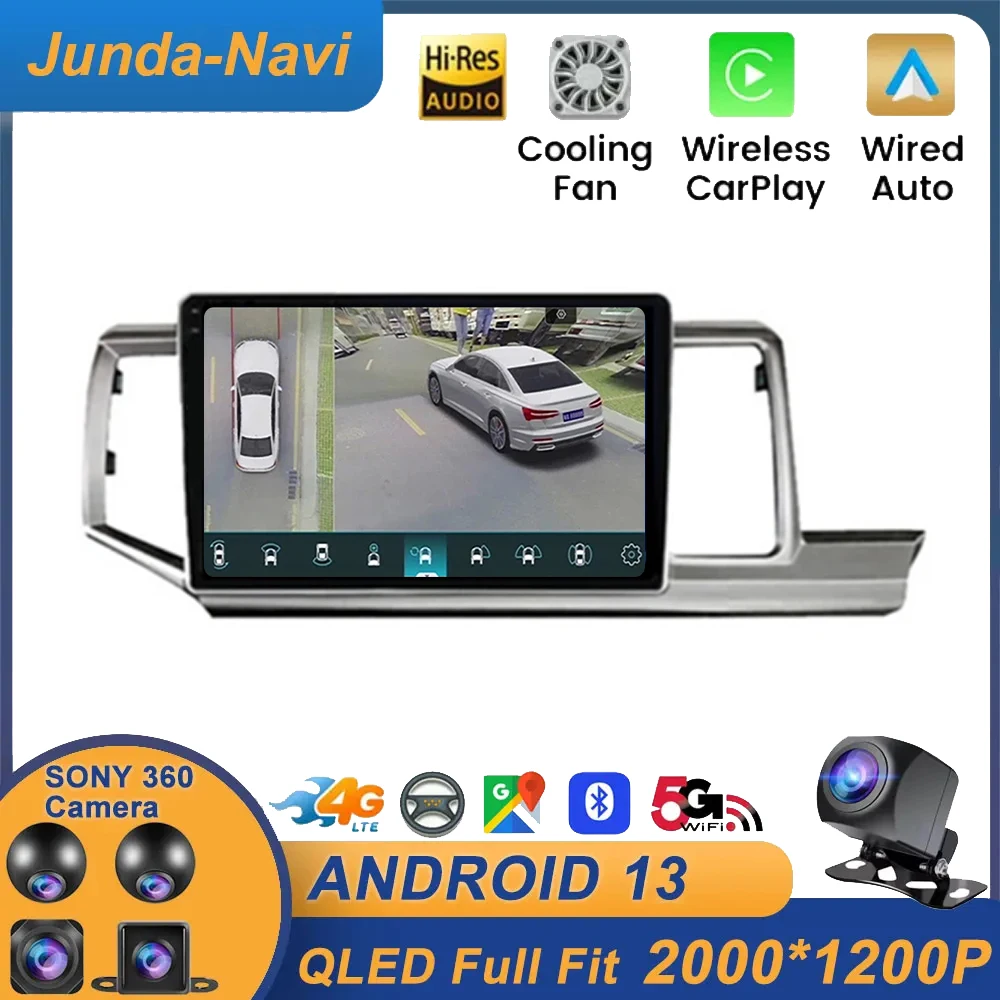 

Автомобильный радиоприемник Android 13 для Honda STEPWGN 2009-2015, навигация GPS 1280*720 DSP Carplay, мультимедийный плеер, автомобильный стерео DVD