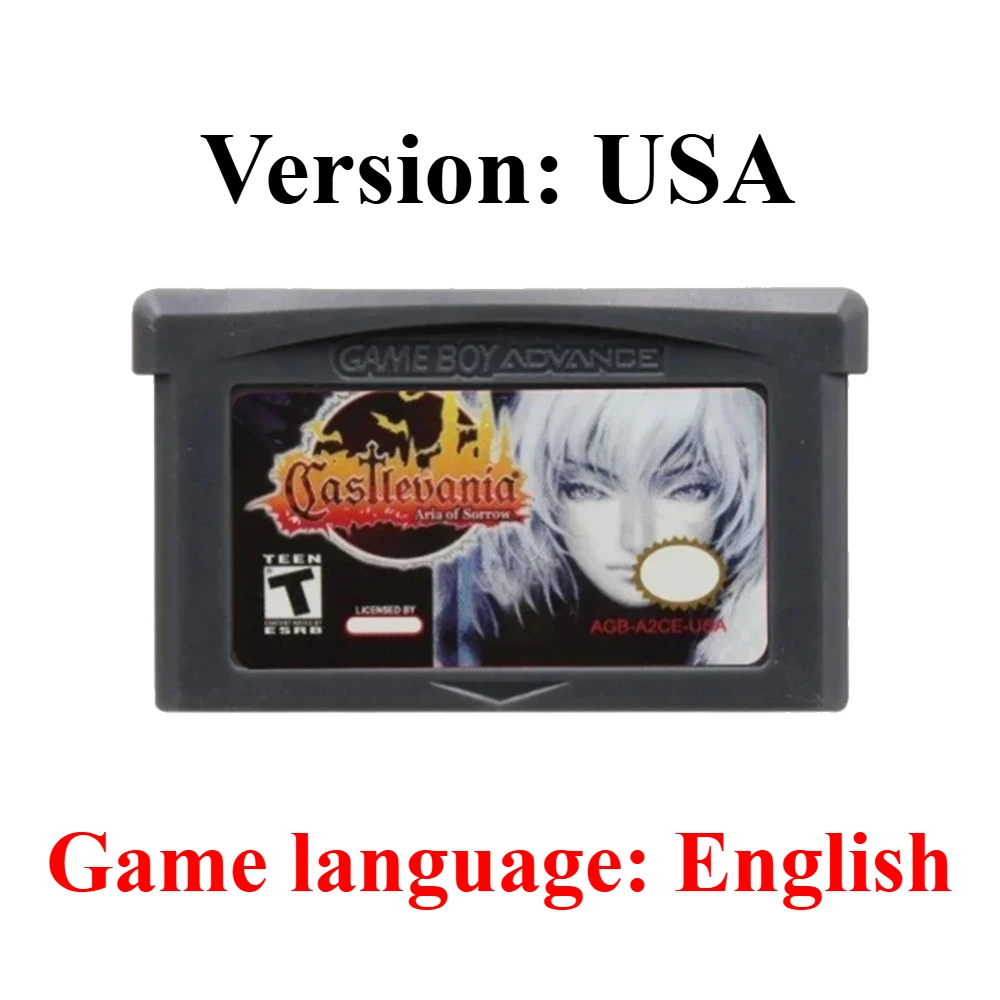 GBA Englische Spielkassette Final Fantasy Advance Wars Metroid Kirby Golden Sun Doom of Fire für GBA SP Spiel Klassische Spielkarte – Detail 35