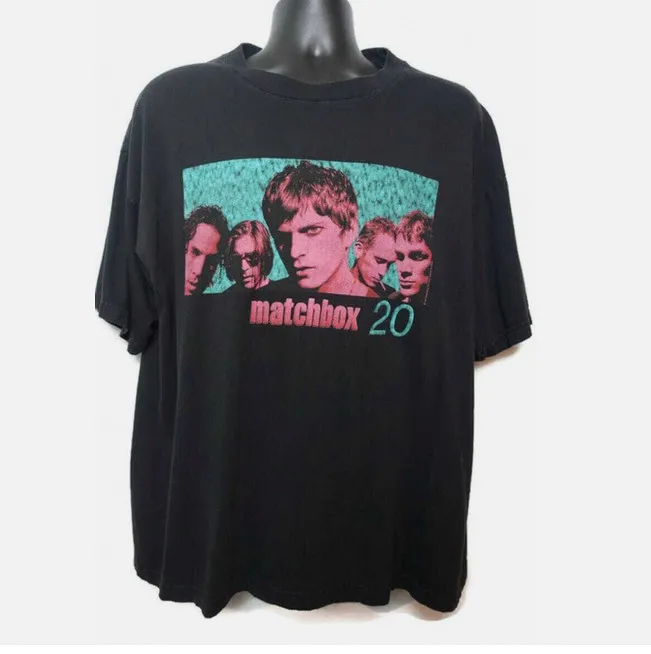 Matchbox Twenty Band Tee, Original 90s Concert T-Shirt