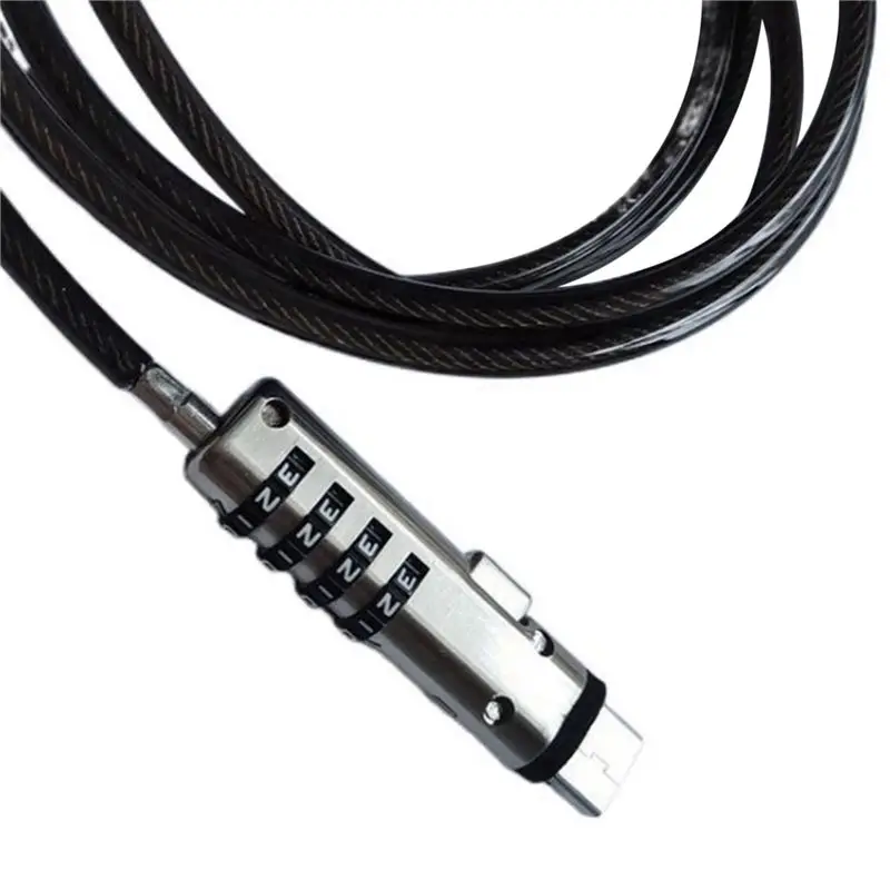 قفل مضاد للسرقة بكلمة مرور USB 5X، يستخدم لوظيفة مكافحة السرقة على الكمبيوتر المحمول والكمبيوتر اللوحي وجهاز العرض والتلفزيون #3