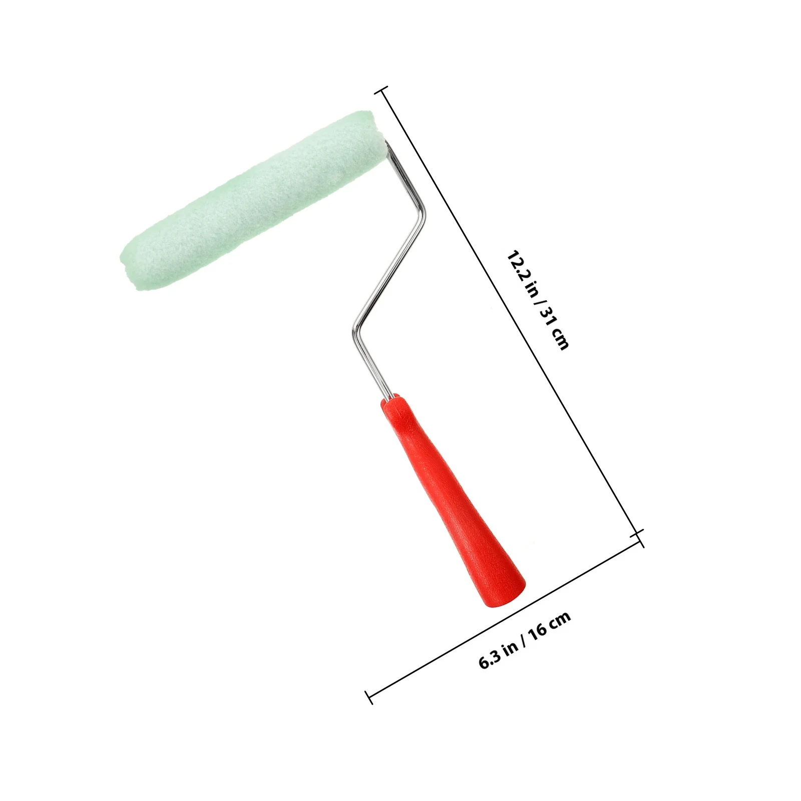 فرشاة متعددة الاستخدام لأسطوانة الطلاء الزيتي للجدران والأسقف وإطارات الأبواب والنوافذ DIY مجموعة لوازم الطلاء المنزلي للجدران الدوارة