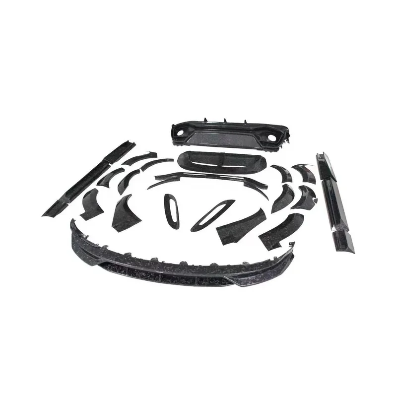 High Quality Carbon Fiber Body Kit for Aston Martin DBX, Including Front Lip, Diffuser, Wheel Arch and Side Skirt