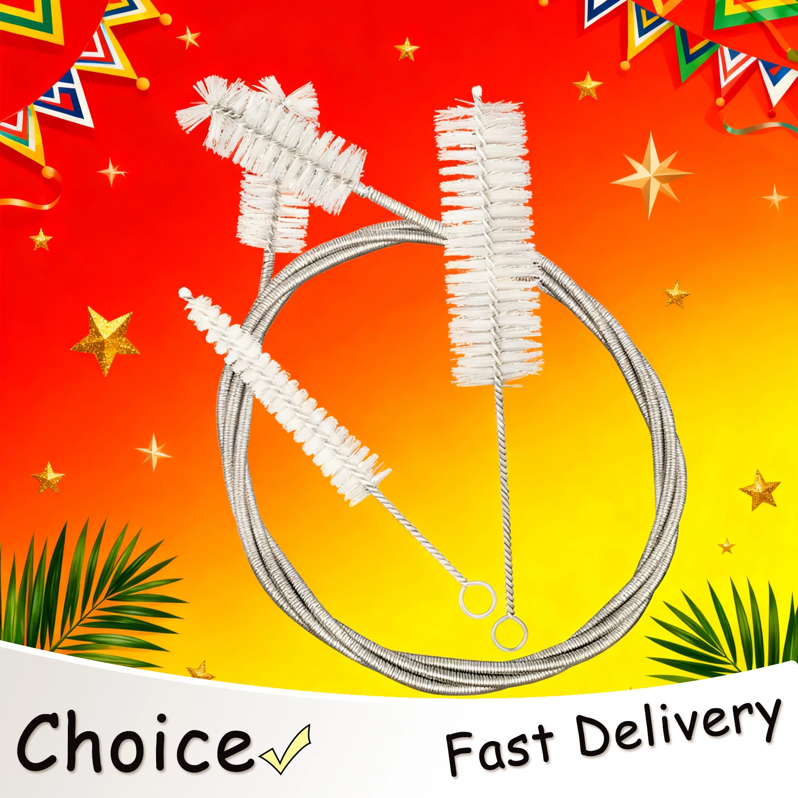 IRIN أداة الرياح فرش البوق حبل فرشاة صيانة مجموعة العناية بالتنظيف تنظيف الملحقات فرشاة الفم أداة الرياح #1