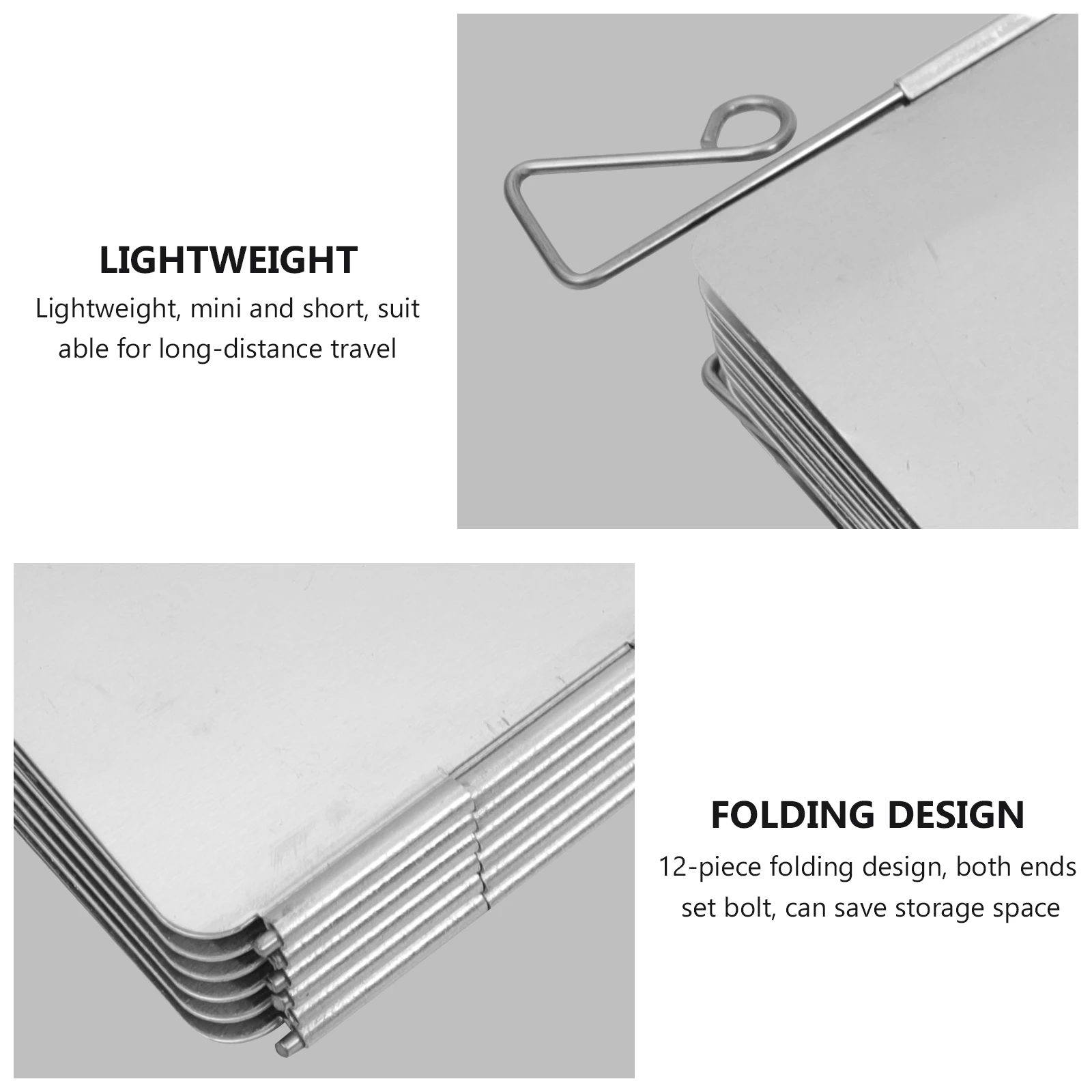 

Aluminum Alloy Windscreen for Outdoor Stove Foldable Camping Picnic Lightweight Portable Storage Pouch Adjustable