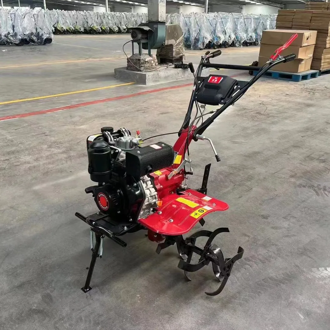 【Hot】New Four-Wheel Drive Rotary Tillage  Deep Ditch Planting Good for Earthmoving Orchards Cultivator