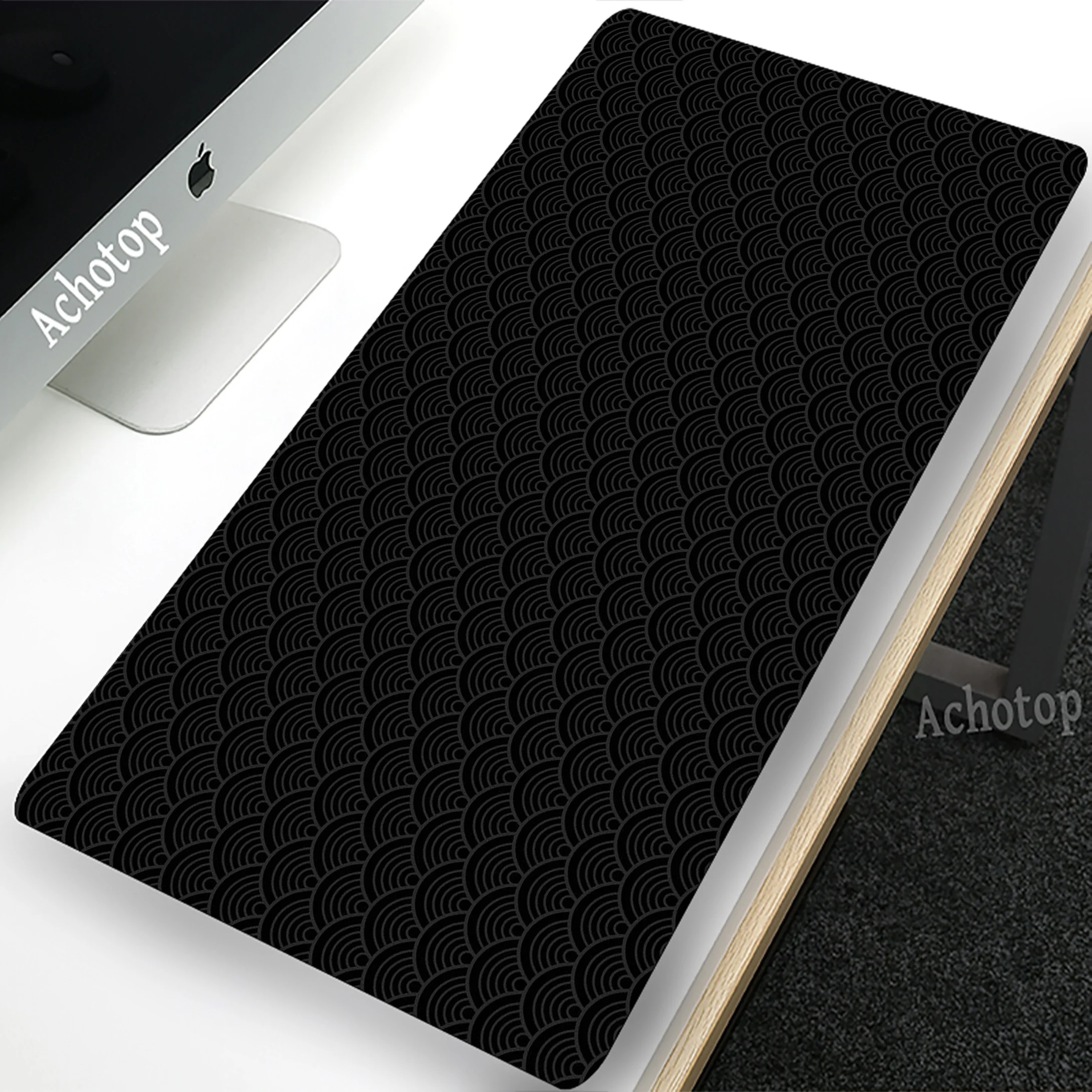 

Black And White Gaming Mousepad Pc 900x400mm XXL Mouse Pad Mousemat Non-slip Rubber Pads Big Desk Mat Locking Edge Keyboard Pads