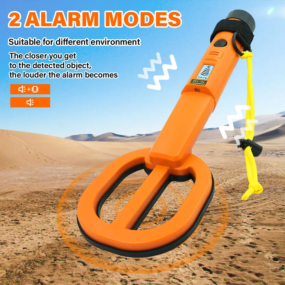New TC-130 Underwater Metal Detector Pulse Pinpointer Induction Diving Treasure Waterproof Metal Detector Hand Held Metal Finder