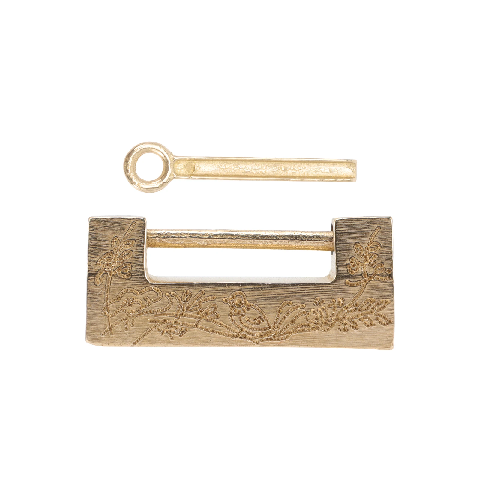 

1Set Copper Retro Mini Jewelry Box Lock Vintage Padlock Decorative Gift Box Buckle Durable Lock Vintage Locks