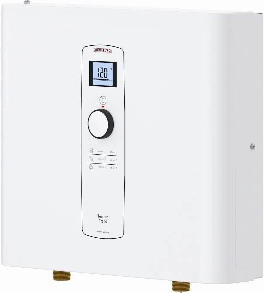 Eltron Tankless Water Heater - Tempra 20 Trend – Electric, On Demand Hot Water, Eco, White