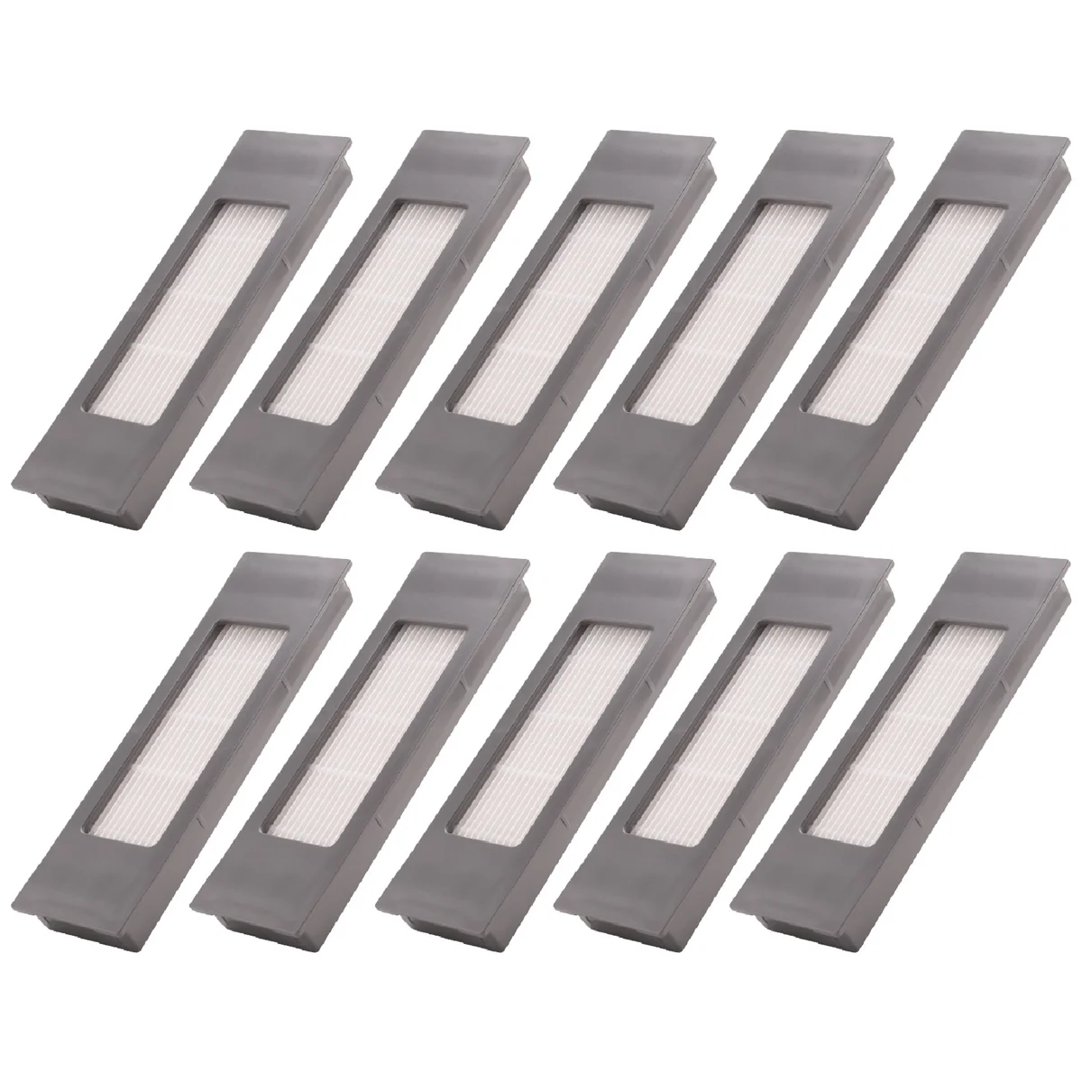 10 пар подходят для Ecovacs Deebot OZMO T5/N8/N5/T8/DV35/DJ65/T9, аксессуары для подметальных роботов, HEPA-фильтр, хлопок # A66K
