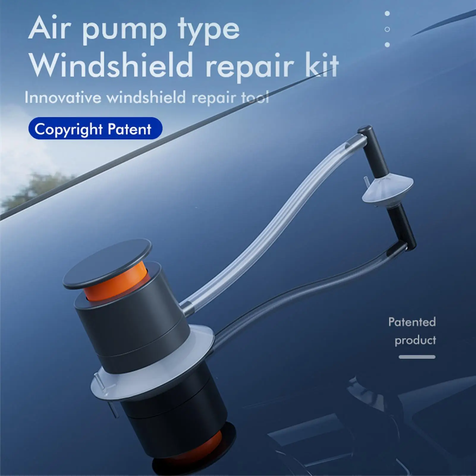 Car Glass Repair Kit Automotive Glass Nano Repair Fluid Air Pump Type Windscreen Crack Repair Kit For Fix Chips view 5