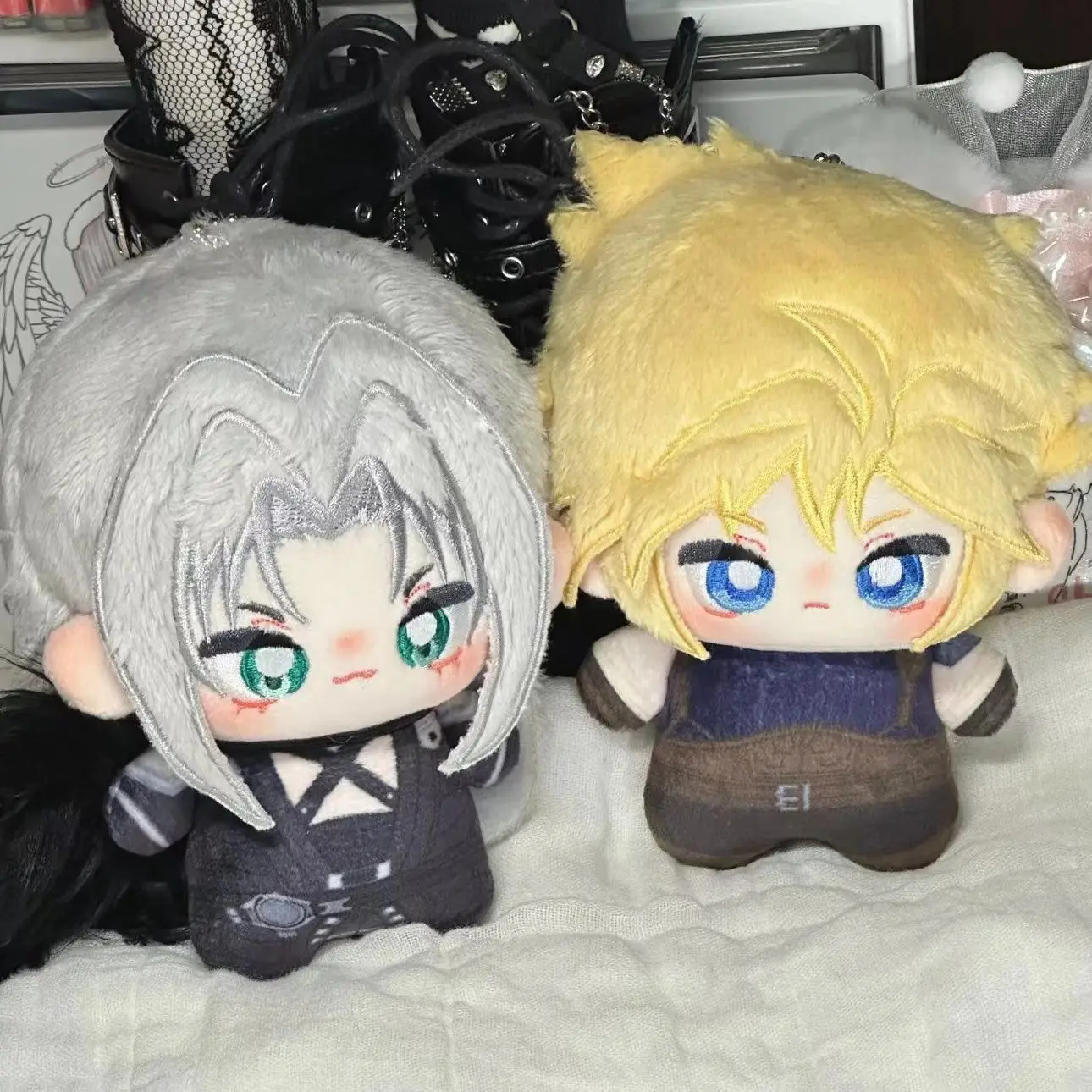 

10 см FF7 игра Cloud Strife Sephiroth плюшевая кукла милый косплей плюшевый брелок морская звезда рюкзак для тела кулон игрушки подарки на день рождения