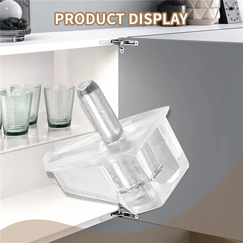 LICE-3mm pinos de prateleira claro suporte estacas armário prateleira estacas clipes prateleira suporte estacas para móveis de cozinha