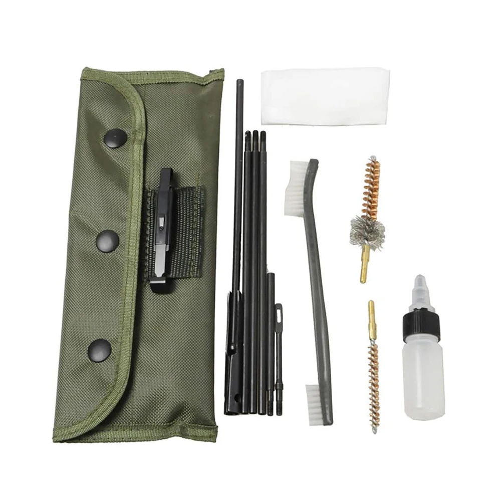 One Set AR15 M16 M4 Gun Brushes Cleaning Kit Airsoft Pistol Cleanner 5.56mm .223 22LR .22 Tactical Rifle Shotgun Gun Brushes