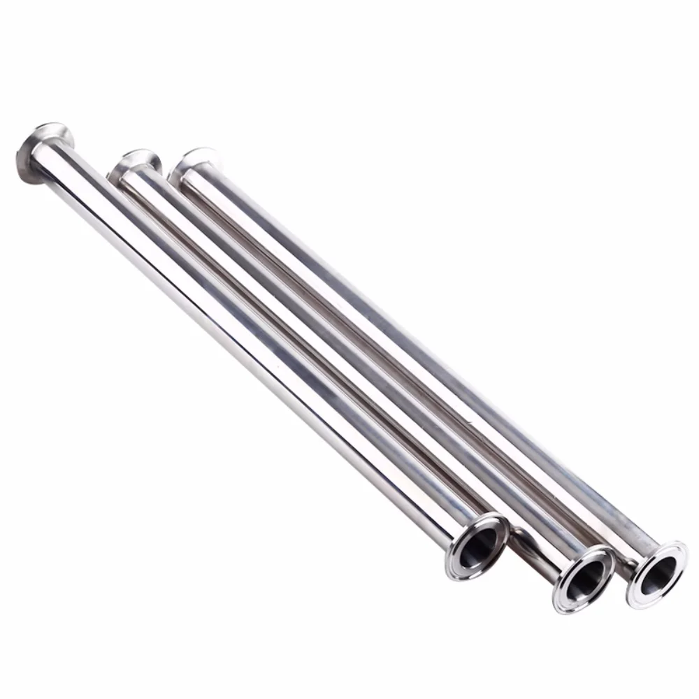 

ClampΦ19Φ25Φ32Φ38mm OD50.5mm L=400mm Sanitary SS304 Straight Pipe,Clamp Connection Pipe,Chuck Straight Through Circular Tube