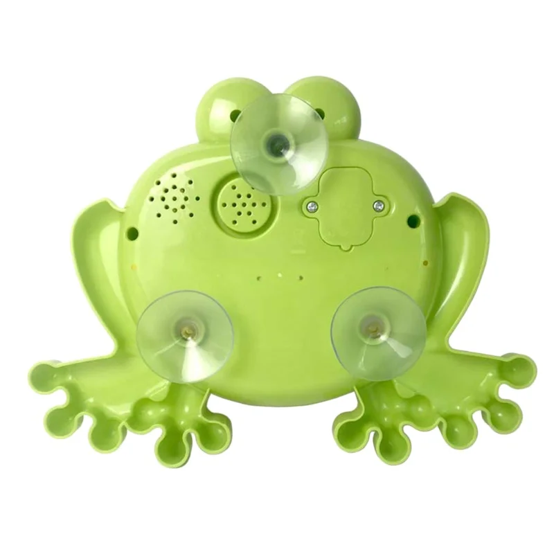 Baby Bath Bubble Machine Tub Frog Automatic Bubble Maker Blower Toys With 12 Music Songs