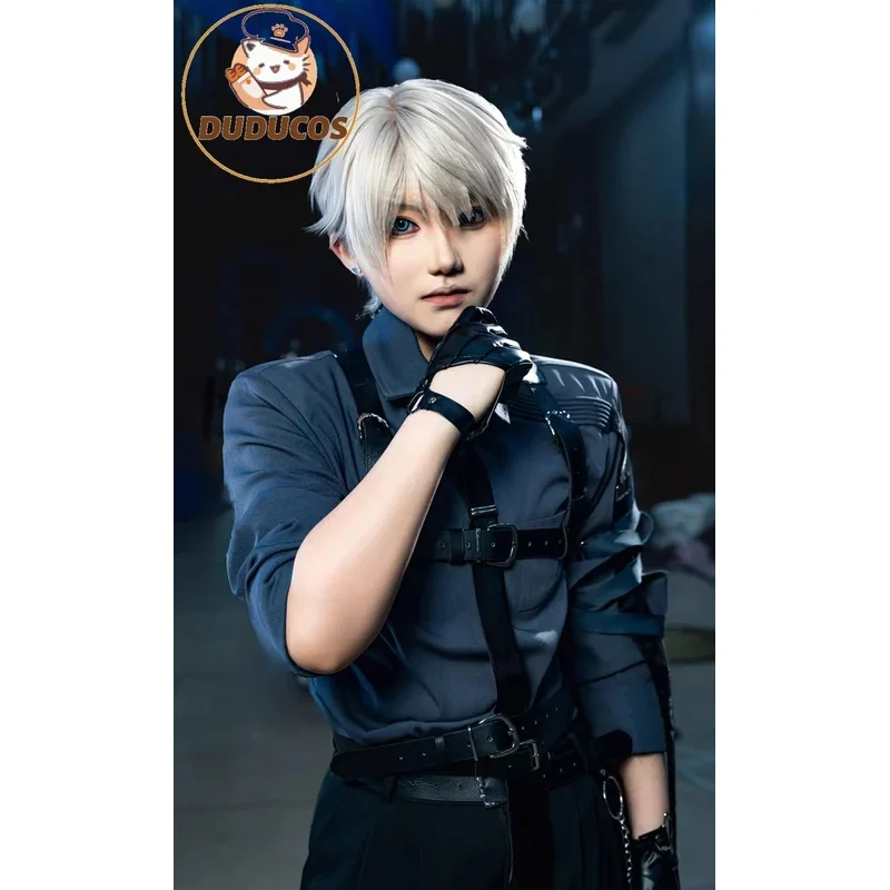 

Sylus Rafayel Xavier Zayne Cosplay Costume Game Love and Deepspace【XS-2XL】DUDU-SR White Grey Plus Size byDokiDoki Cosplay Off