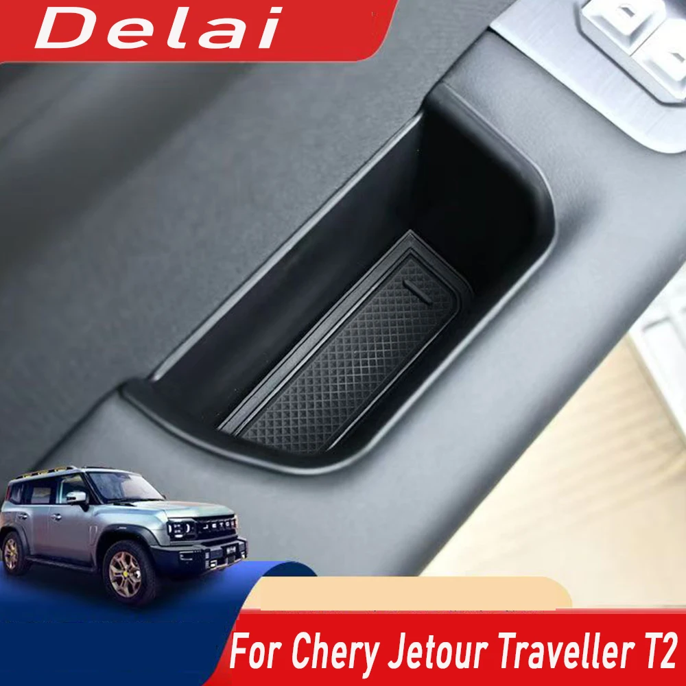 

For Chery Jetour Traveller T2 2023 2024 Car Styling Door Storage Box Front Rear Door Storage Box Interior ABS Storage Box Access