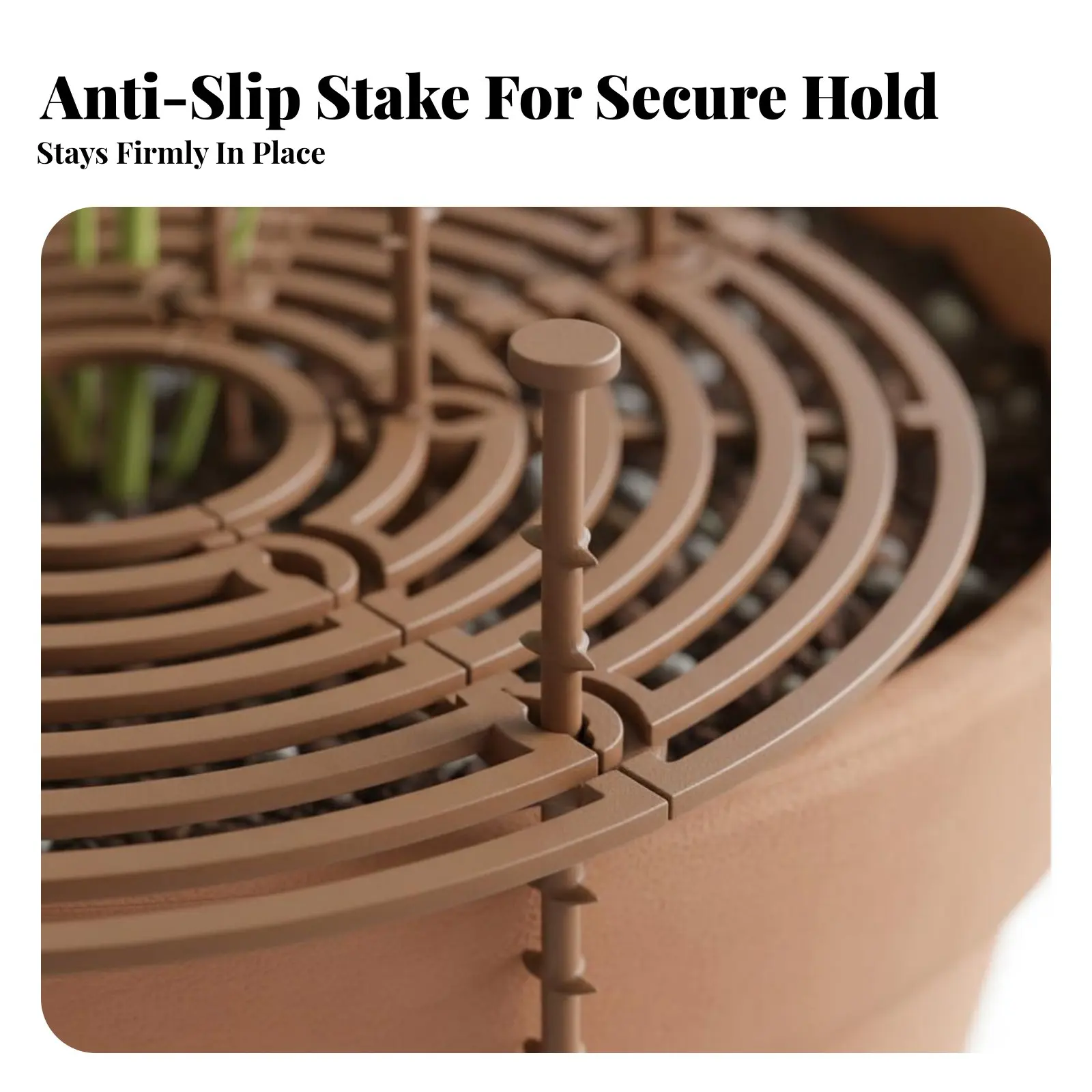 Flower Pot Soil Protector Customizable Flower Pot Soil Guard Pet Digging Barrier Sturdy Material Gardening Supply for Indoor view 2