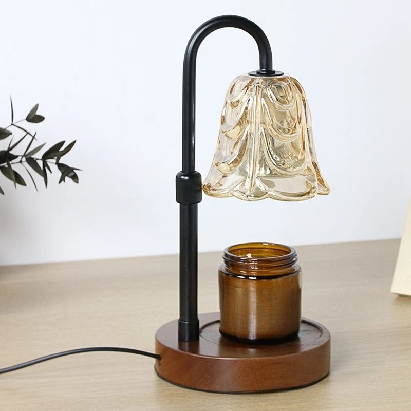 2026 Household Vintage Luxury Candle Warmer Constant Heat Flameless Bedroom Study Scent Decor Mini Light