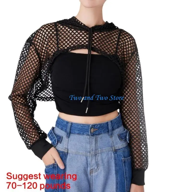 HX6F كم طويل من القماش المزخرف بياقة نصف قميص وياقة مزخرفة وخطوط عنق مجوفة نصف ياقة قميص للإناث #6