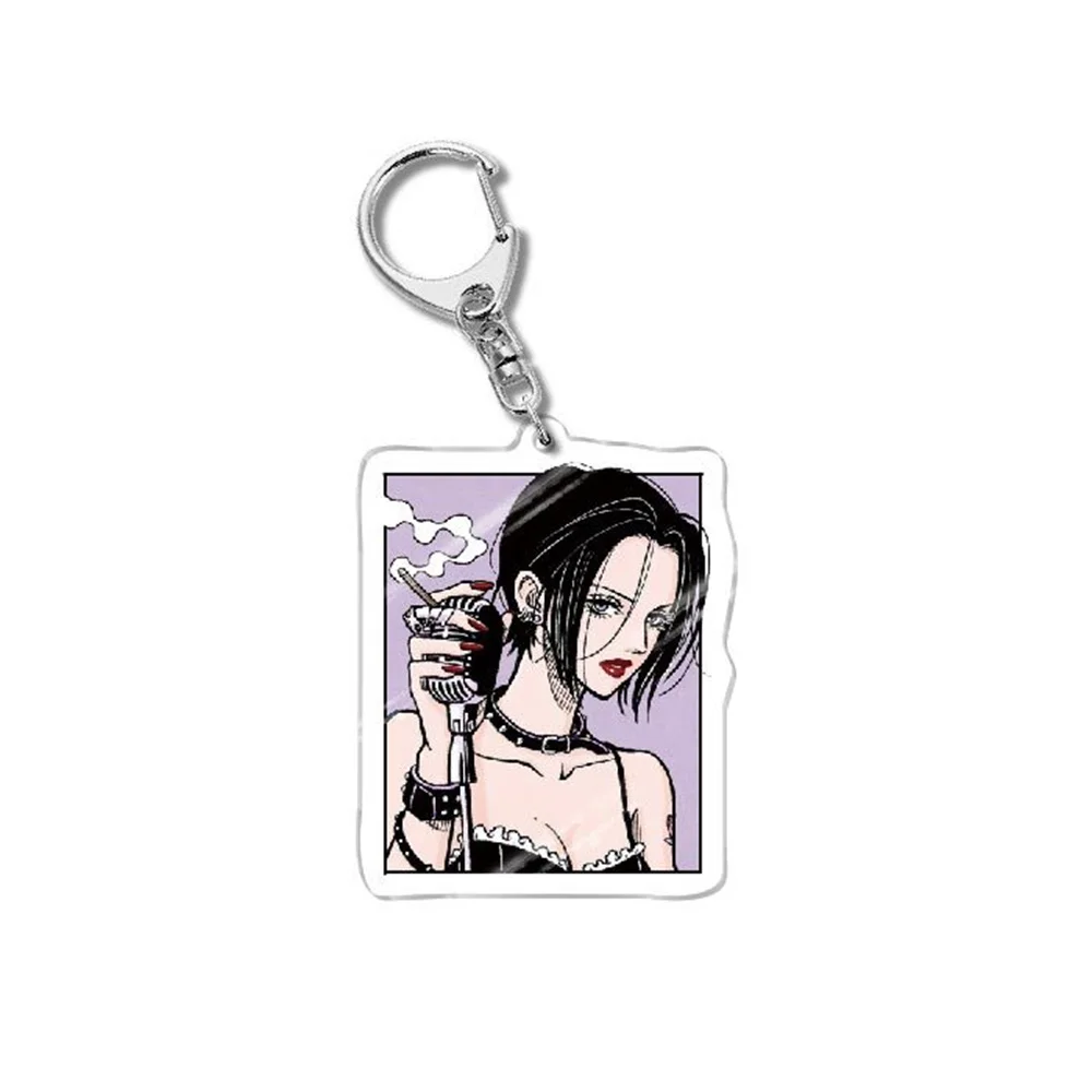 Anime NANA Manga Osaki Keychain Ai Yazawa Osaki Serizawa Reira Figure Key Chain Ring Jewelry Fans Gifts Bag Pendant Keychains 6c