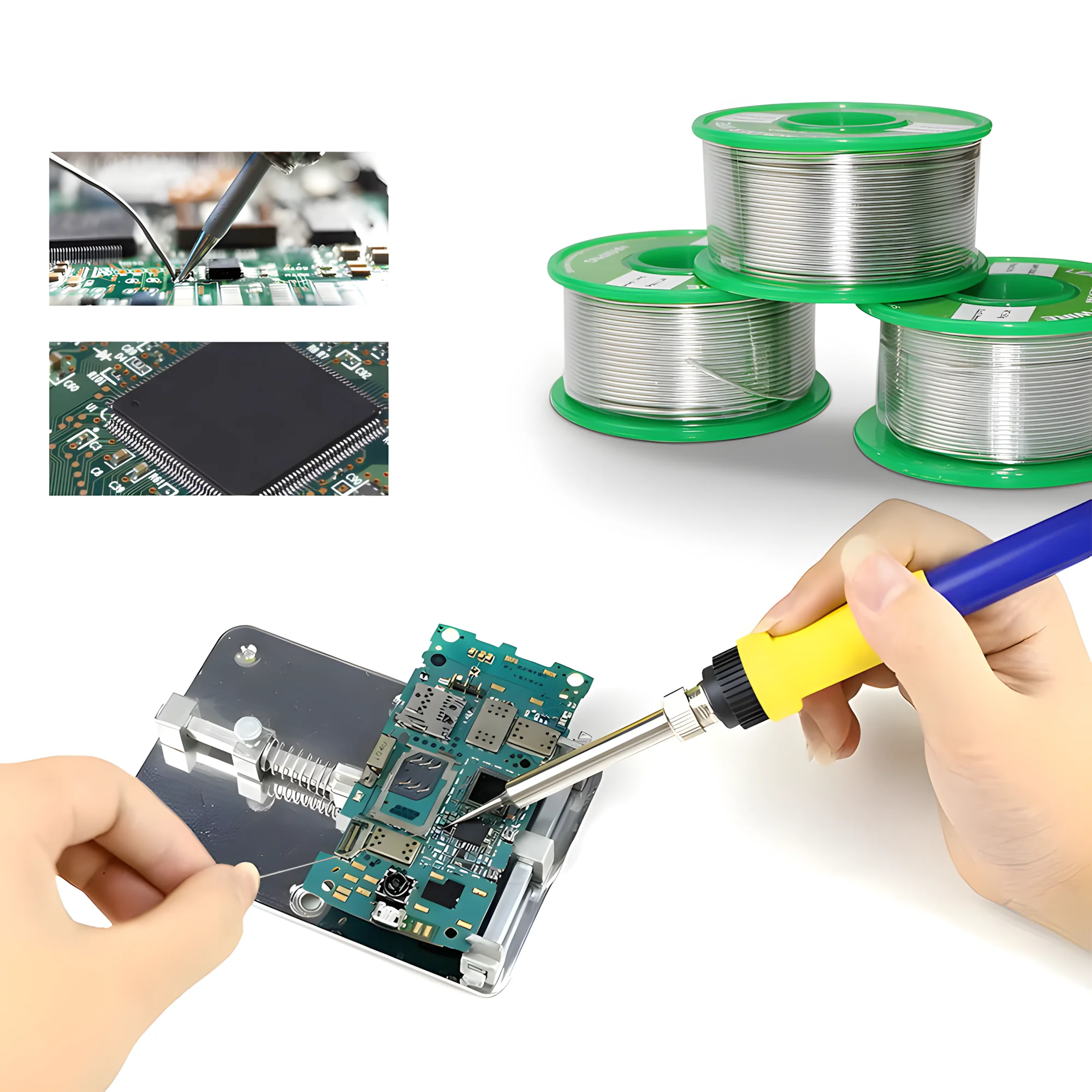 Lead-free Low Temperature Flux-cored Solder Wire Tin Low Melting Point 217 Degrees  Solder Wire Sn99.3cu0.7