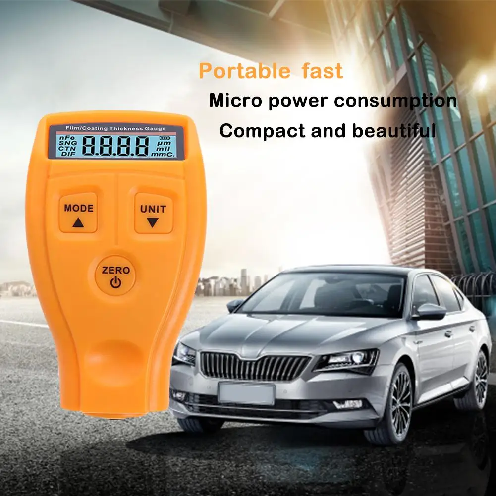 NEW GM200 Automotive Painting Thickness Tester Digital Lcd Display Auto Film Coating Thickness Gauge Meter