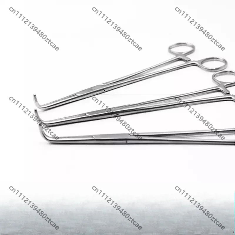 Orthopedic Surgical Right Angle Ligature Forceps Stainless Steel Dissecting Clamp Medical Auxiliary Tissue Separation Instrument
