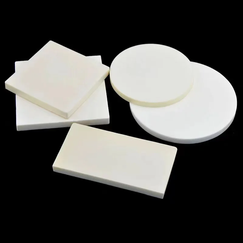 High Purity Ceramic Alumina Plates, Circular Sheets, Substrates , Insulated , Wear-resisting , diameter=100mm