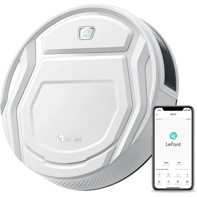 Robot Vacuum Cleaner Strong Suction, Slim, Low Noise, Automatic Self-Charging, Wi-Fi/App/Alexa Control