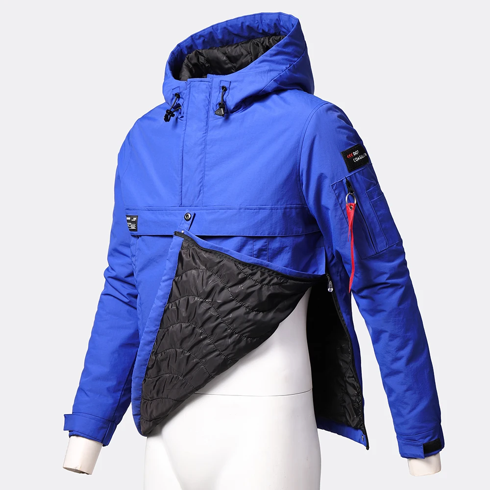 Men 2023 Spring New Casual Thick Waterproof Hat Pullover Jacket Cost Men Autumn Outwear Fashion Windproof Warm Pocket Jacket Men