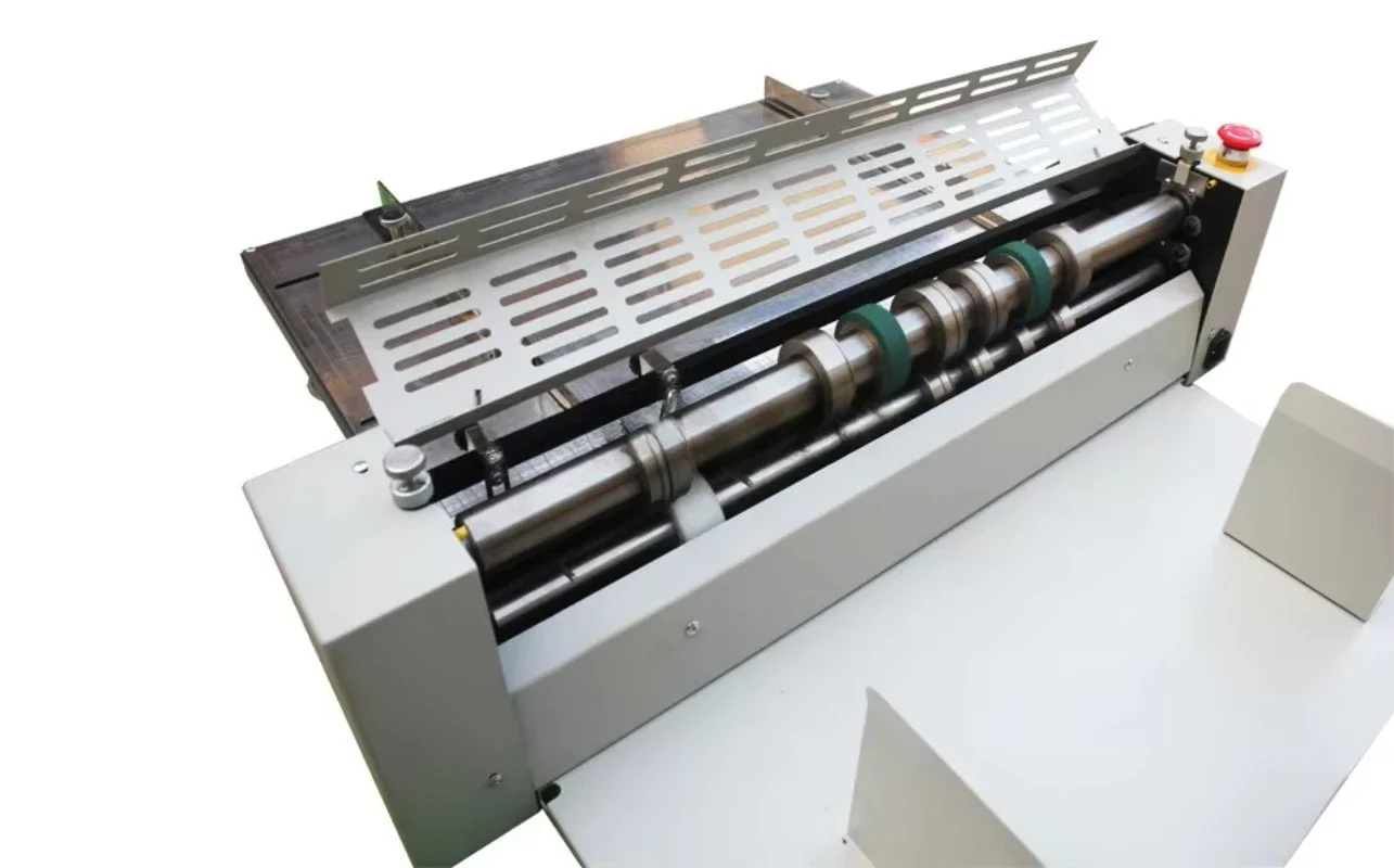 Electric automatic A3 paper indentation punching machine paper indentation machine
