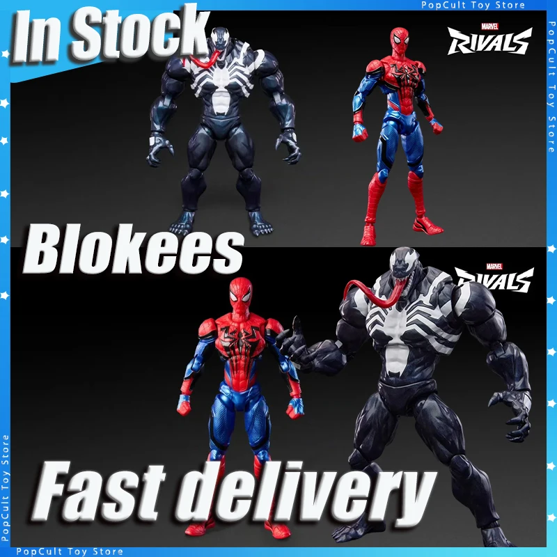 

24-hour Shipping Blokees Rivals Champion Class SpiderMan Venom Anime Action Figures Assembly Model Kit Collectible Gift Toys