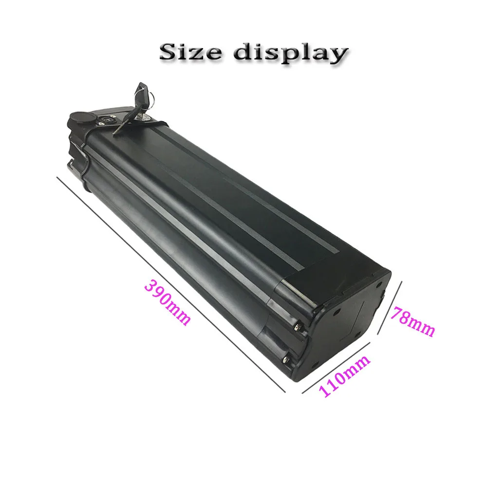 For Silver Fish 48V 20Ah  Ebike 500W 750W 1000W 42V 15AH BMS 18650 Lithium Battery Pack  with Charger