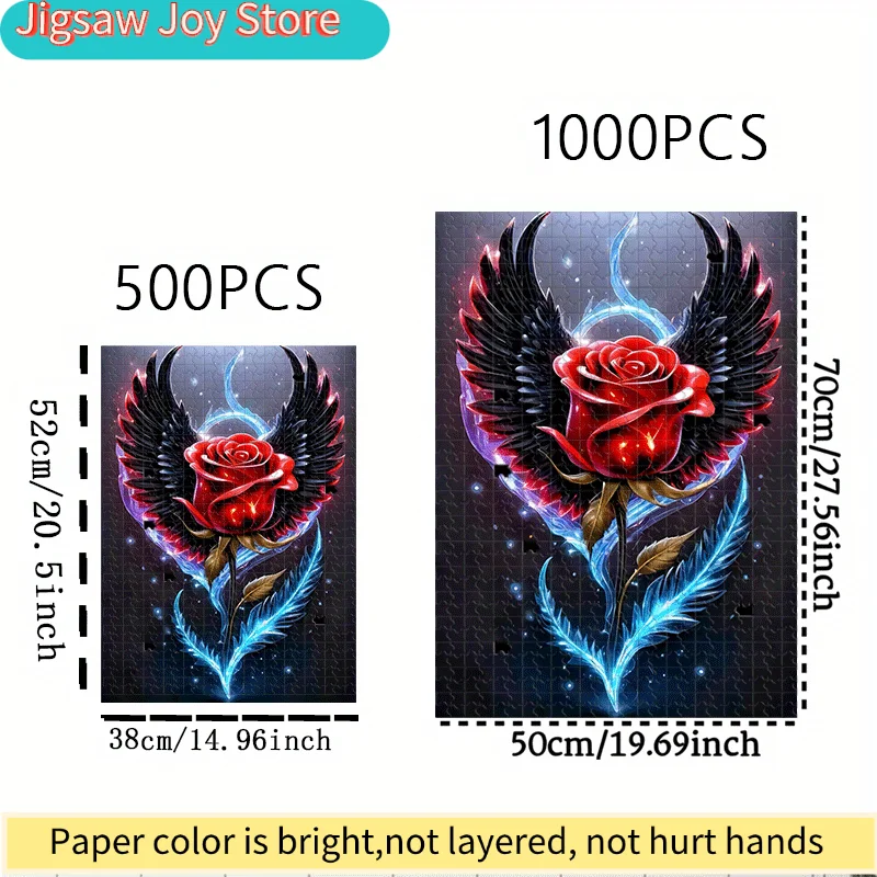 

Пазл на 500/1000 элементов - Интерактивная семейная игра, для формирования команды в общежитии - Развитие мышления, декор для дома своими руками, развивающая игрушка