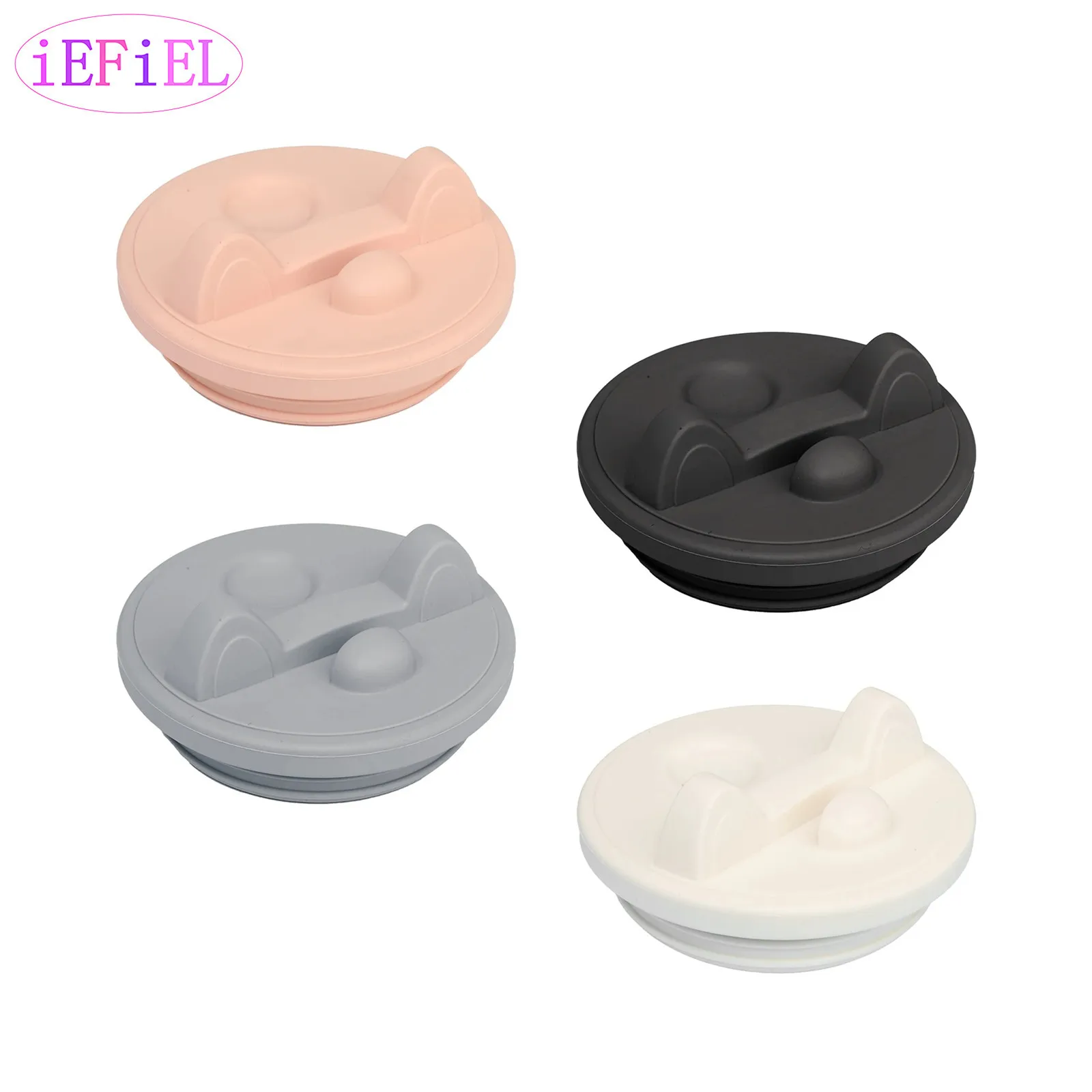 

40oz Silicone Cup Lid And Phone Holder for Tumbler Cup with Handle Replacement Lids Cell Phone Stand Water Bottle Accessories