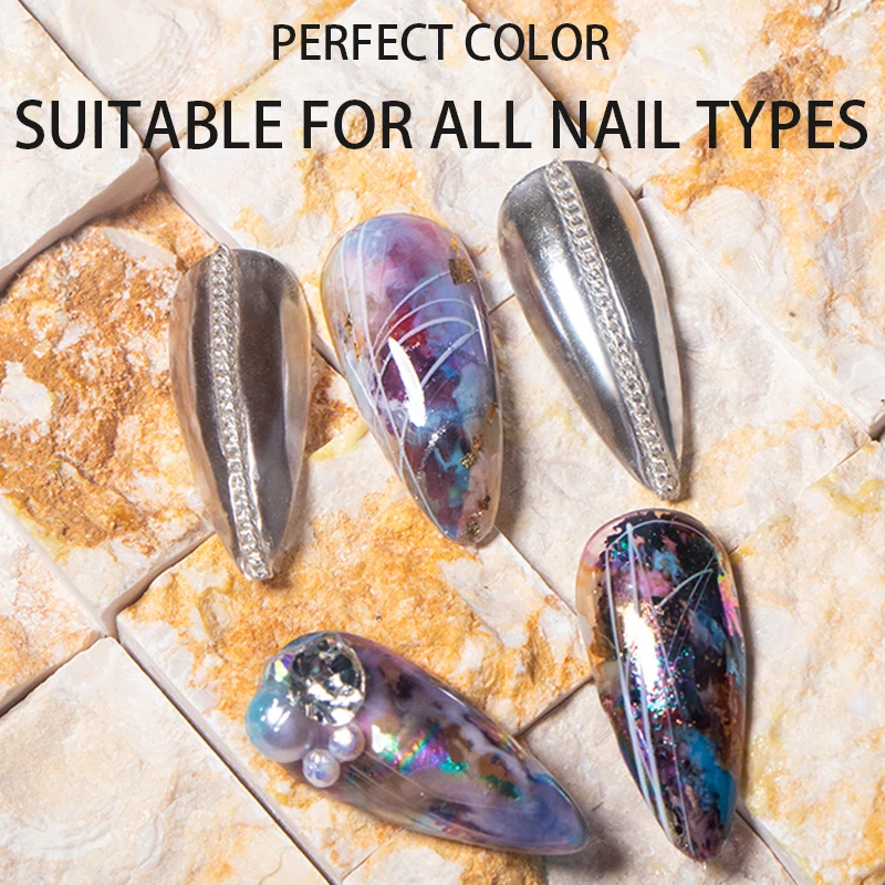 COLORE PERPETTO Gel per colla per lamina per unghie Gel per trasferimento in lamina da 8 ml per adesivi per unghie Trasferimento unghie. Unghie natalizie, lamina per unghie in pizzo